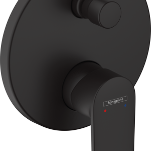 Hansgrohe Vernis Blend - mješalica za kadu podžbukna - pokrovna ploča crno mat  71466670 - Slika 1
