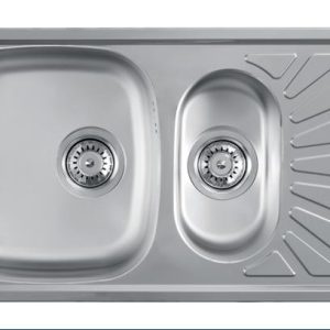 Sudoper inox LUNA FLEX 1,5D sa sifonom IN-099204 - Slika 1
