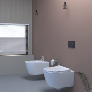 RONDO WC školjka viseća RIMLESS bez bočnih otvora 5512 - Slika 2