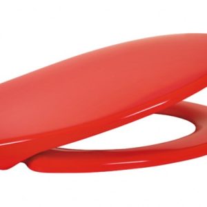 WC daska MINOTTI duroplast crvena soft close take off MD113 - Slika 1