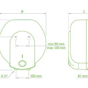 Bojler TESY 10 lit. 6b nad GCA 1015 RC 304136 - Slika 2
