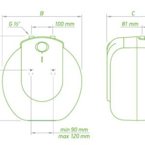 Bojler TESY 10 lit. 6b pod  GCU1015 - Slika 2